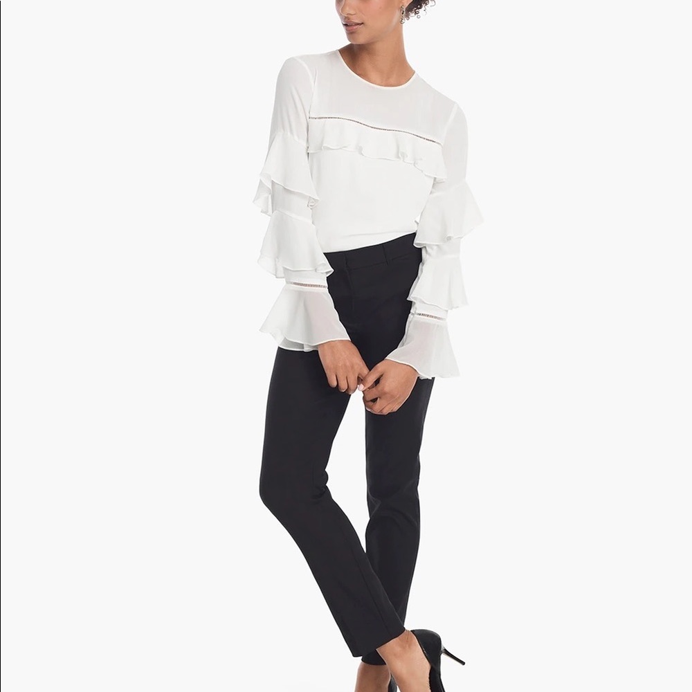 ❤️WHBM❤️Perfect Form Slim Ankle Black Pants